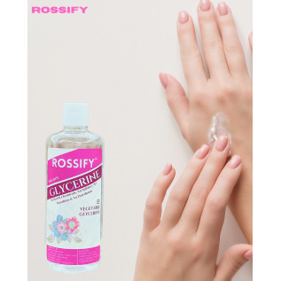 Glycerine, Rossify 100% Pure Vegetable Glycerine, Softening and Moisturizing, Versatile Skin Care - 400Gm