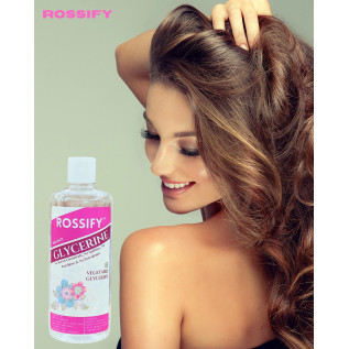 Glycerine, Rossify 100% Pure Vegetable Glycerine, Softening and Moisturizing, Versatile Skin Care - 400Gm