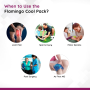 Reusable injury relief pack – Flamingo Cool