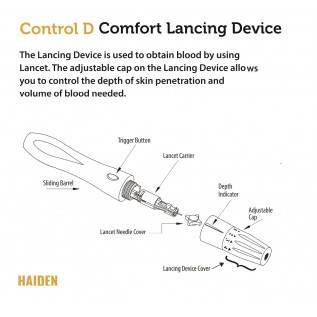 Control D Lancing Device & 100 Round Lancets