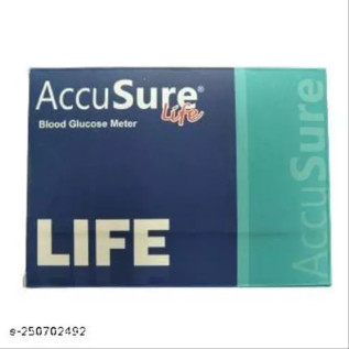 AccuSure Life Glucometer with 25 Strips