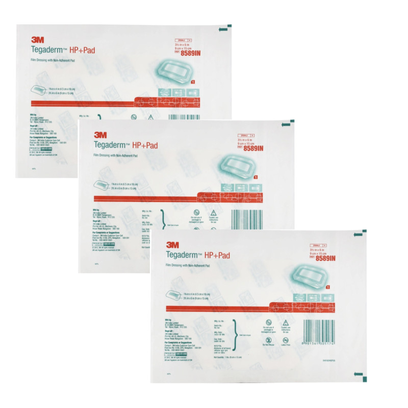 3M Tegaderm HP+Pad Surgical Dressing 8582IN 3M Tegaderm HP+Pad Surgical Dressing 8582IN