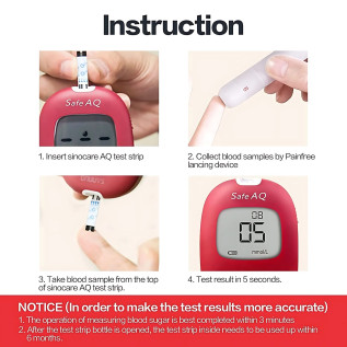 Safe AQ 50 Test Strips