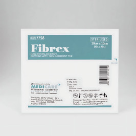 Medica Fibrex non-Woven Adhesive Dressing with non-Adherent pad