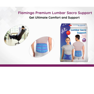 Flamingo Premium Lumbar Sacro Belt Support | Back Pain Relief