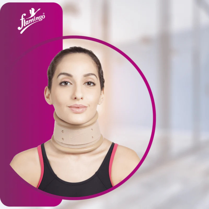 Flamingo Hard Collar OC 2110 - Adjustable Neck Support for Cervical Pain Relief. Flamingo Hard Collar OC 2110 - Adjustable Neck Support for Cervical Pain Relief.