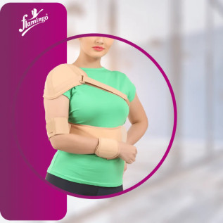 Flamingo Elastic Shoulder Immobilizer OC 2038 for Shoulder Pain Relief & Support