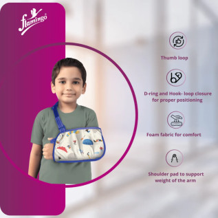 : Flamingo Pediatric Arm Sling OC 2114 - Comfortable Support for Kids