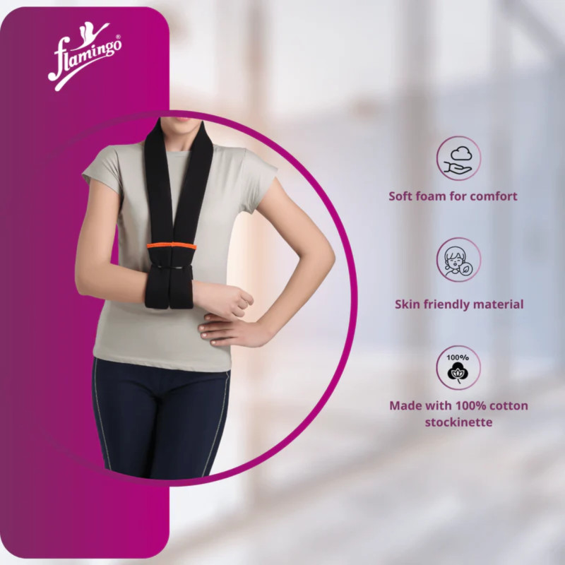 Flamingo Cuff and Collar Sling OC 2128 – Comfortable Support for Shoulder and Arm Injury Relief Flamingo Cuff and Collar Sling OC 2128 – Comfortable Support for Shoulder and Arm Injury Relief