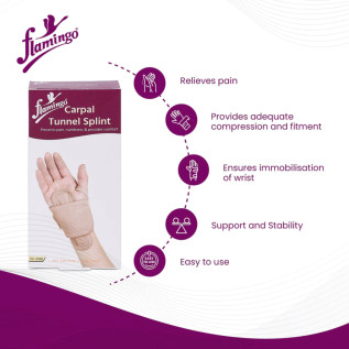 Flamingo Carpal Tunnel Splint OC 2088 – Wrist Support Relief