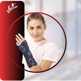 Flamingo Wrist Splint OC 2475 | Adjustable Support for Pain Relief | Ideal for Sprains, Strains & Post-Injury Recovery