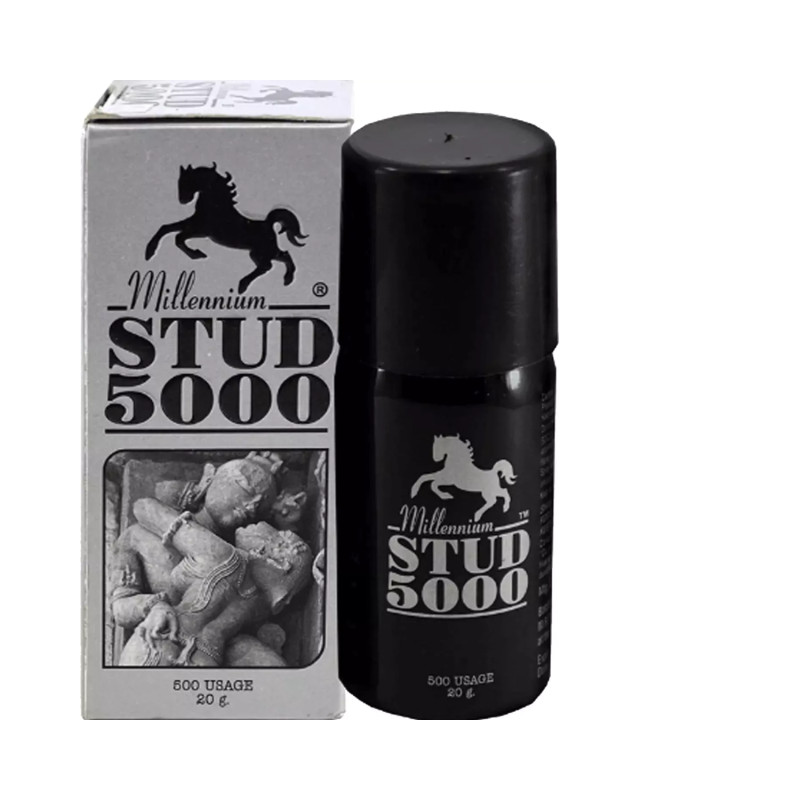 Millenium Stud 5000 Lidocaine Topical Aerosol | Delay Spray for Men | Long-Lasting Performance & Enhanced Endurance Millenium Stud 5000 Lidocaine Topical Aerosol | Delay Spray for Men | Long-Lasting Performance & Enhanced Endurance