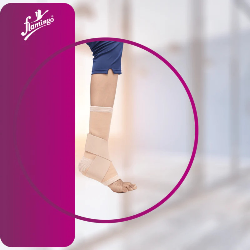 Flamingo Ankle Grip OC 2103 - Compression Support for Stability & Pain Relief Flamingo Ankle Grip OC 2103 - Compression Support for Stability & Pain Relief