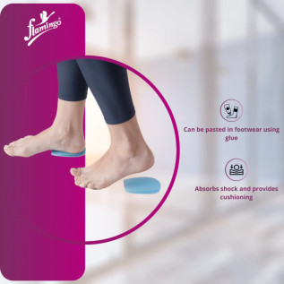 Flamingo Gel Heel Pad (Male) OC 2134 | Shock Absorbing & Pain Relief