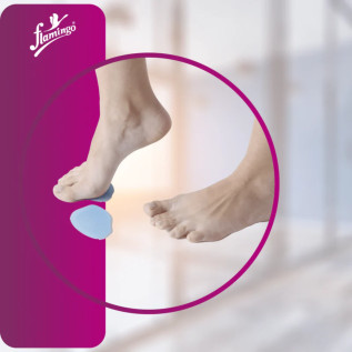 Flamingo Gel Metatarsal Pad (Male) OC 2137 - Forefoot Pain Relief