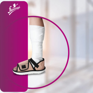 Flamingo Rocker Bottom Cast Shoe OC 2468 – Comfortable, Shock