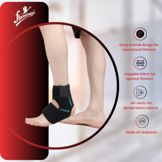 Flamingo Ankle Wrap OC 2371 | Adjustable Compression Support