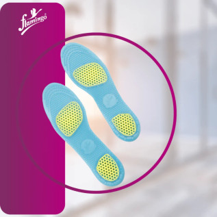 Flamingo Gel Footcare Insole (Male) OC 2521 – Soft Cushioning, Shock Absorption, All-Day Comfort for Shoes & Sneakers
