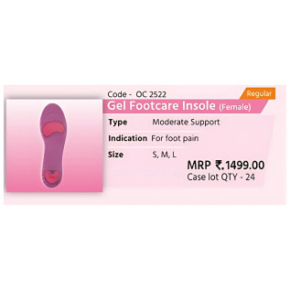 Flamingo Gel Footcare Insole (Female) OC 2522 – Comfort & Support