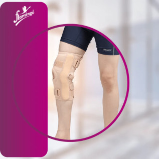 Flamingo Gel Bi-Axle Hinged Knee Brace OC 2132