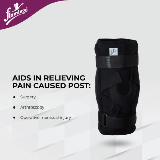 Flamingo Gel Bi-Axle Hinged Knee Brace OC 2132