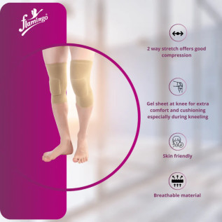 Flamingo Gel Knee Cushion for Prayer (Pair) OC 2153 | Soft Knee