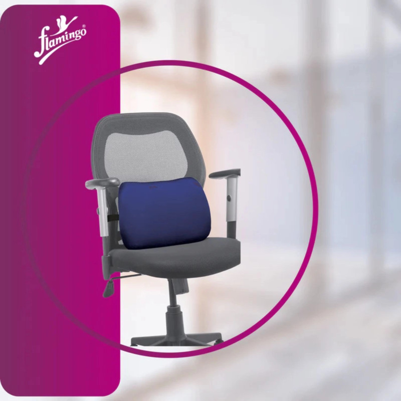 Flamingo Back Rest (Small) OC 2145 - Comfortable Lumbar Support for Home, Office, and Car Use Flamingo Back Rest (Small) OC 2145 - Comfortable Lumbar Support for Home, Office, and Car Use