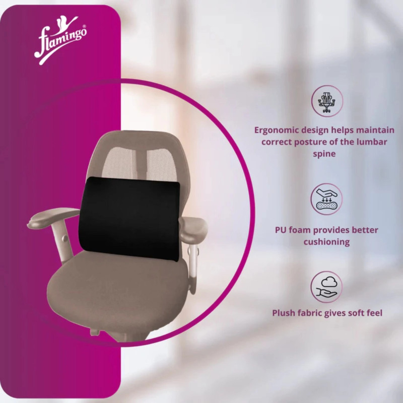 Flamingo Foam Back Rest (Small) OC 2181 – Ergonomic Lumbar Support