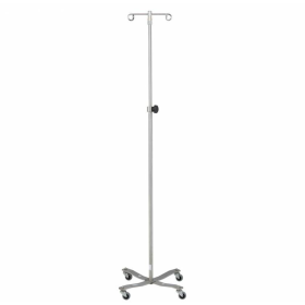I.V. Stand with Wheel adjustable mobile pole