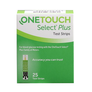 OneTouch Select Plus Test Strip 25s Pack