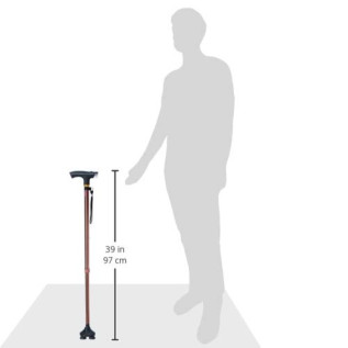 Flamingo Classic Walking Stick with Torch OC 2381 – Sturdy & Safe
