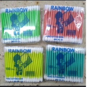 Rainbow Ear Buds colorful cotton buds