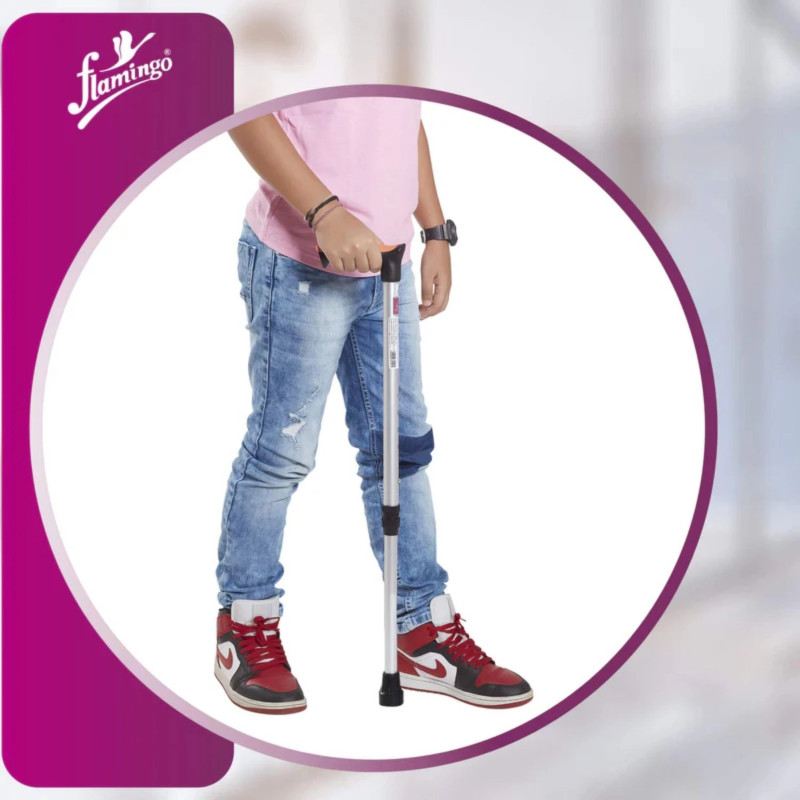 Flamingo Pediatric Walking Stick OC 2167 – Lightweight, Adjustable Flamingo Pediatric Walking Stick OC 2167 – Lightweight, Adjustable