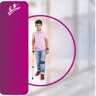 Flamingo Pediatric Walking Stick OC 2167 – Adjustable & Safe