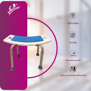 Flamingo Shower Stool-Padded OC 2502