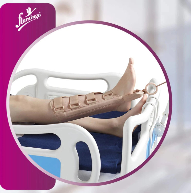 Flamingo Leg Traction Brace OC 2217 | Support & Stability for Leg Injuries | Adjustable & Comfortable Fit Flamingo Leg Traction Brace OC 2217 | Support & Stability for Leg Injuries | Adjustable & Comfortable Fit