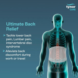 Tynor Lumbo Support Uni A-15 | Back Support Belt for Pain Relief & Posture Correction