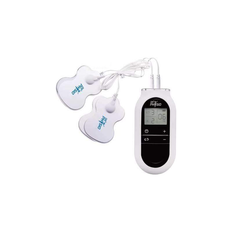 Dr Physio Electrical Nerve Stimulation Pulse Massager Digital Massage Machine for Body (White)