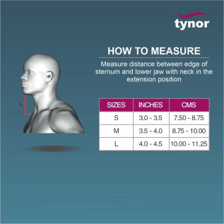 Tynor Cervical Collar Soft B-07 | Neck Support for Pain Relief