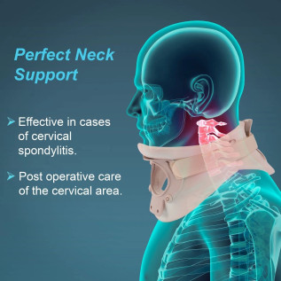 Tynor Cervical Orthosis (Philadelphia) Plastazote B-10 | Rigid Neck Support for Injury, Fractures & Post-Surgery Recovery