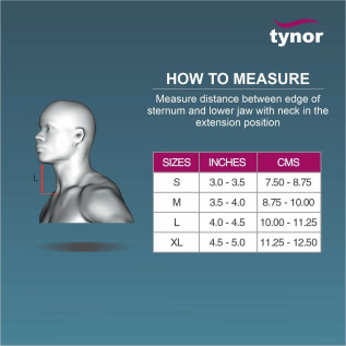 Tynor Cervical Orthosis (Philadelphia) Plastazote B-10 | Rigid Neck Support