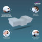 Tynor Anatomic Pillow B-27 | Orthopedic Cervical Pillow for Neck Pain Relief | Ergonomic Memory Foam Support for Better Sleep Tynor Anatomic Pillow B-27 | Orthopedic Cervical Pillow for Neck Pain Relief | Ergonomic Memory Foam Support for Better Sleep