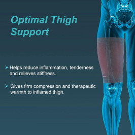 Tynor Thigh Support D-14 – Compression & Pain Relief for Sports, Injury Recovery & Muscle Support