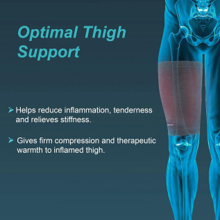 Tynor Thigh Support D-14 – Compression & Pain Relief for Sports, Injury Recovery & Muscle Support