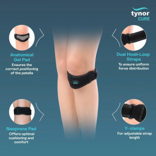Tynor Patellar Support D-19 | Knee Cap with Patella Support for Pain Relief
