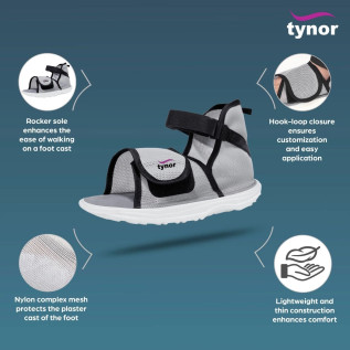 Tynor Cast Shoe (Rocker Sole) C-08