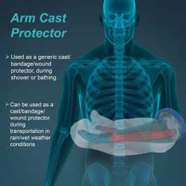Tynor Cast Cover (Arm) C-19 – Waterproof, Reusable & Durable Protection for Plaster