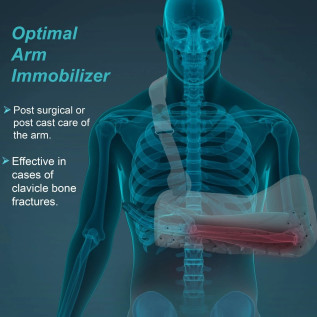 Tynor Pouch Arm Sling Urbane C-21 | Shoulder Immobilizer | Adjustable & Comfortable Support for Arm & Shoulder Injury