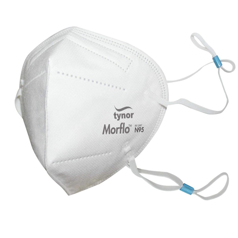 Tynor Morflo KN95 Mask With Valve H-26 | 5-Layer Protection | Anti-Pollution & Anti-Dust Face Mask | Comfortable & Breathable Tynor Morflo KN95 Mask With Valve H-26 | 5-Layer Protection | Anti-Pollution & Anti-Dust Face Mask | Comfortable & Breathable