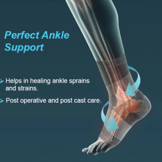 Tynor Ankle Binder D-01 | Compression Support for Pain Relief